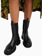 AllSaints Black Hallie Boots - Image 7 of 7