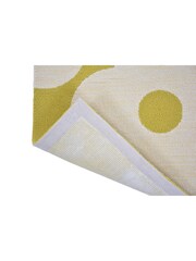 Orla Kiely Yellow Spot Flower Rug - Image 4 of 4