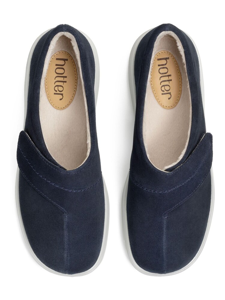 Hotter Blue Wrap II Touch-Fastening Full Covered Slippers - Image 4 of 4 Hotter Blue Wrap II Touch-Fastening Full Covered Slippers - Image 4 of 4
