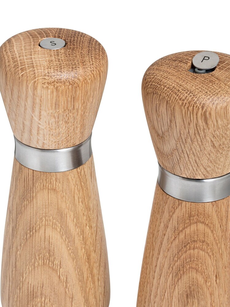 Crush Grind Natural Salt/Pepper Grinder With Stainless Steel Ring 170m - Image 2 of 2
