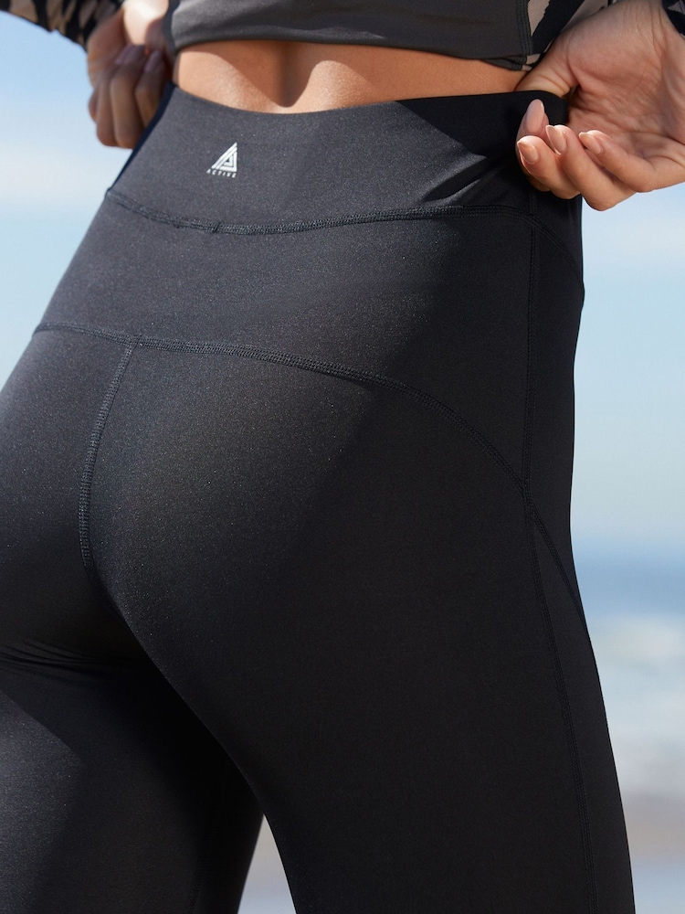 Black Swim Leggings - Image 4 of 6