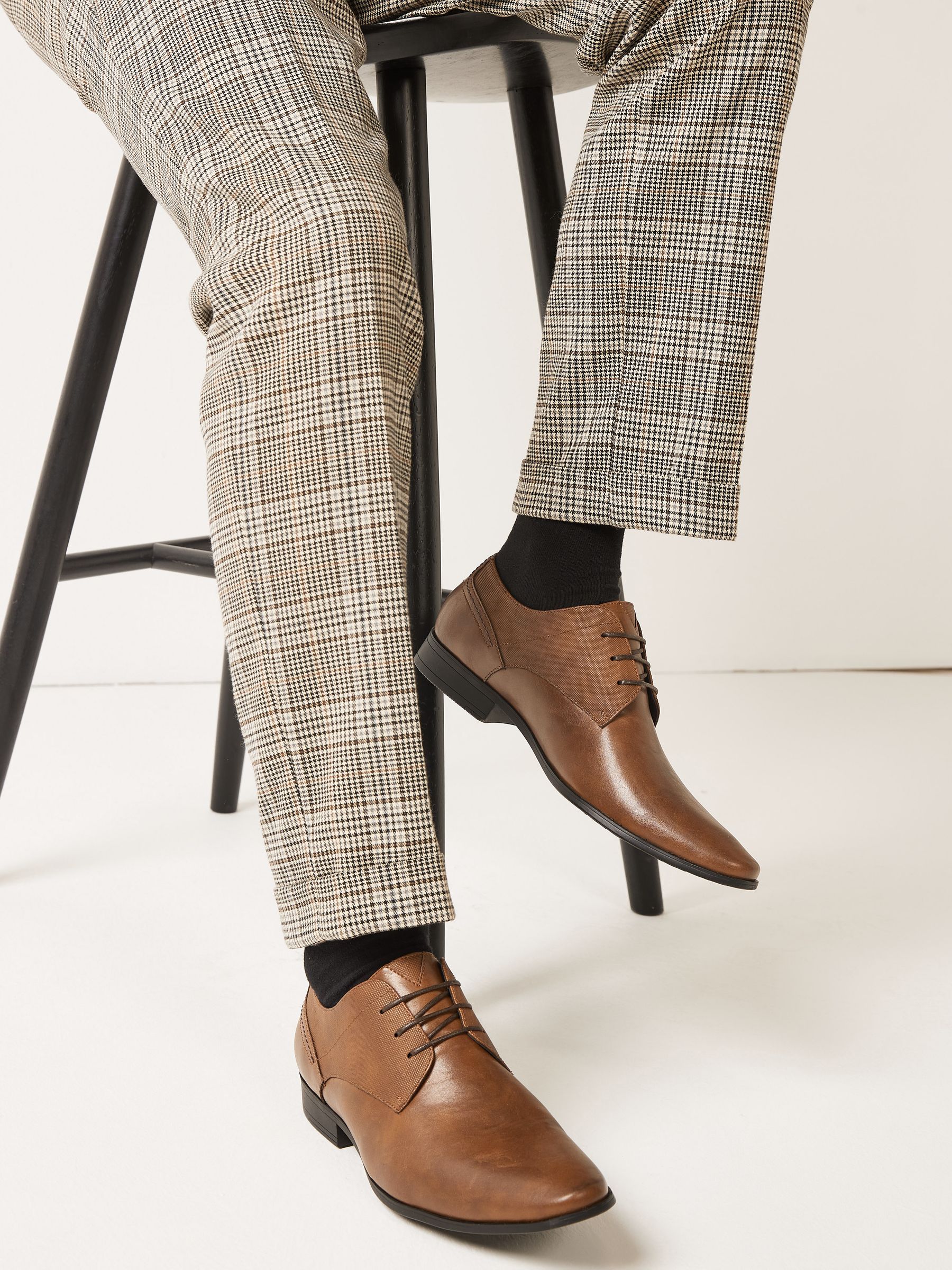 Buy Tan Brown Derby Lace Up Shoes from the Next UK online shop