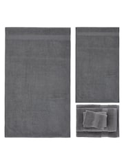 Catherine Lansfield 6 Piece Grey Anti-Bacterial Towel Bale - Image 5 of 5