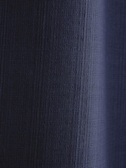 Catherine Lansfield Blue 100% Cotton Curtains - Image 3 of 3