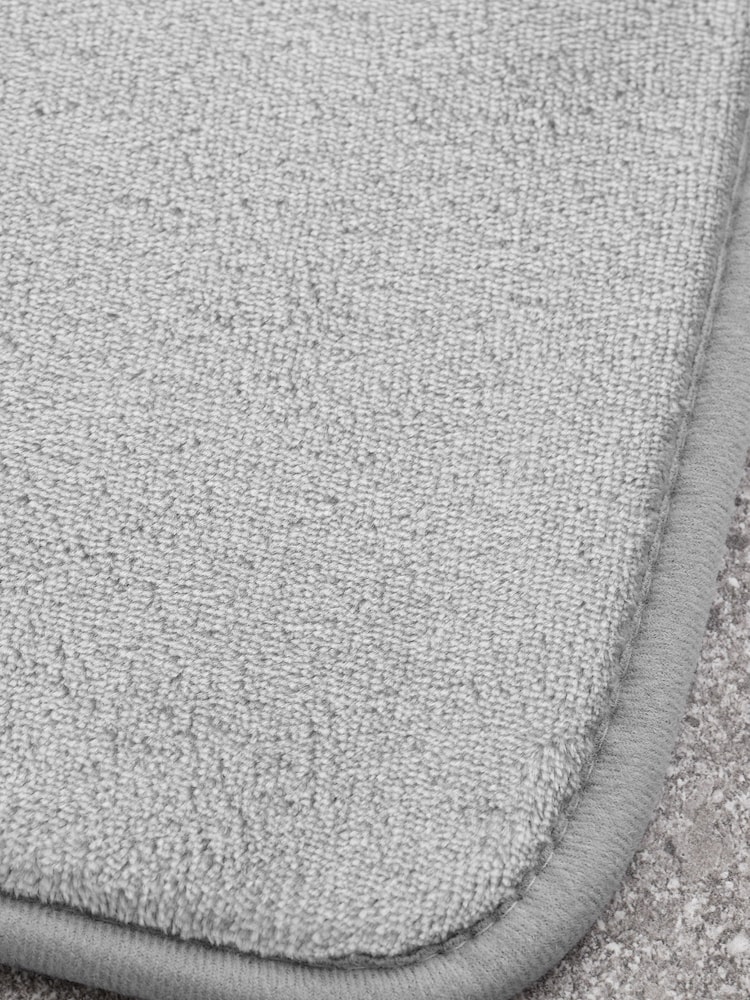 Tapetes de banho e pedestal de espuma viscoelástica antibacteriana Catherine Lansfield - Imagem 2 de 5