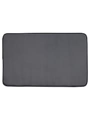 Catherine Lansfield Grey Anti-Bacterial Memory Foam Bath Mat - Image 5 of 6