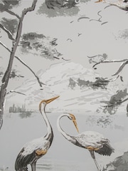 Laura Ashley Grey Animalia Printed Canvas - Image 3 of 3