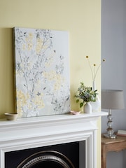 Laura Ashley Grey Spring Blossoms Printed Canvas - Image 1 of 3