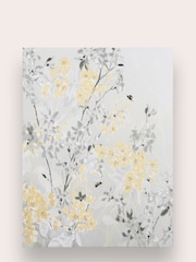 Laura Ashley Grey Spring Blossoms Printed Canvas - Image 2 of 3