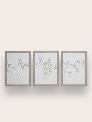 Laura Ashley Green Parterre set of 3 Framed Canvases - Image 2 of 4