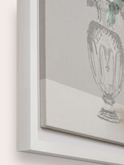 Laura Ashley Pink Rose Bouquet Vase Floating Frame Canvas - Image 3 of 4