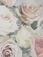 Laura Ashley Pink Rose Bouquet Vase Floating Frame Canvas - Image 4 of 4