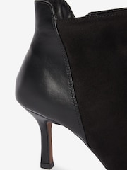 Black Forever Comfort® Material Mix Peep Toe Shoe Boots - Image 6 of 6