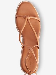 Hellbraun - Forever Comfort® Schuhe mit hohem Keilabsatz und Riemen - Bild 4 von 5