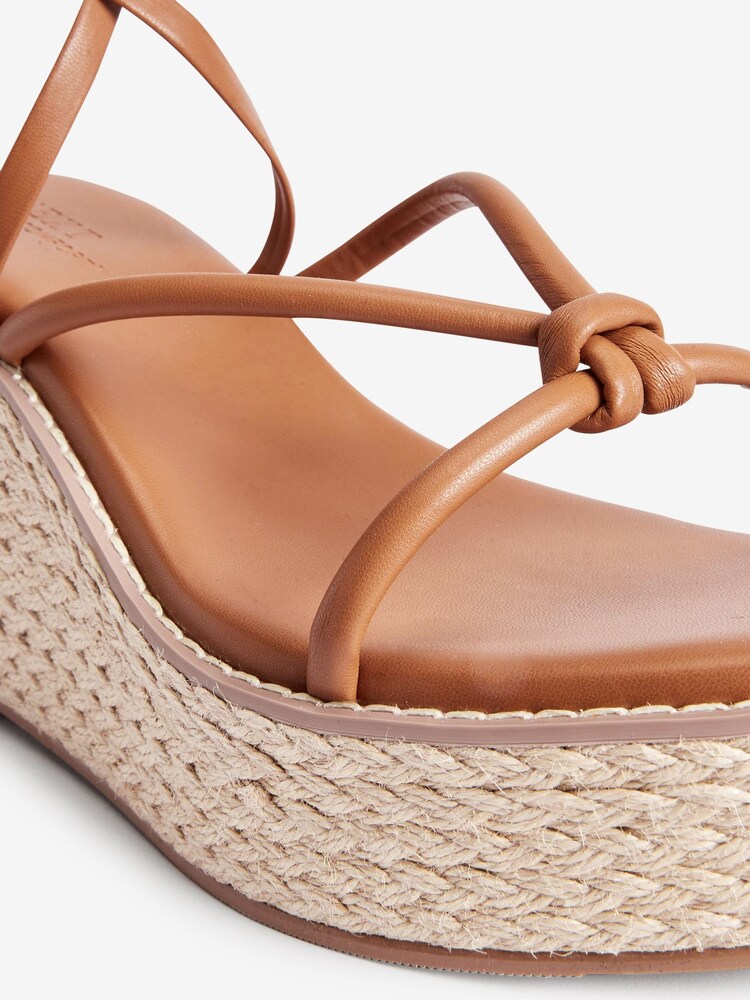 Hellbraun - Forever Comfort® Schuhe mit hohem Keilabsatz und Riemen - Bild 5 von 5