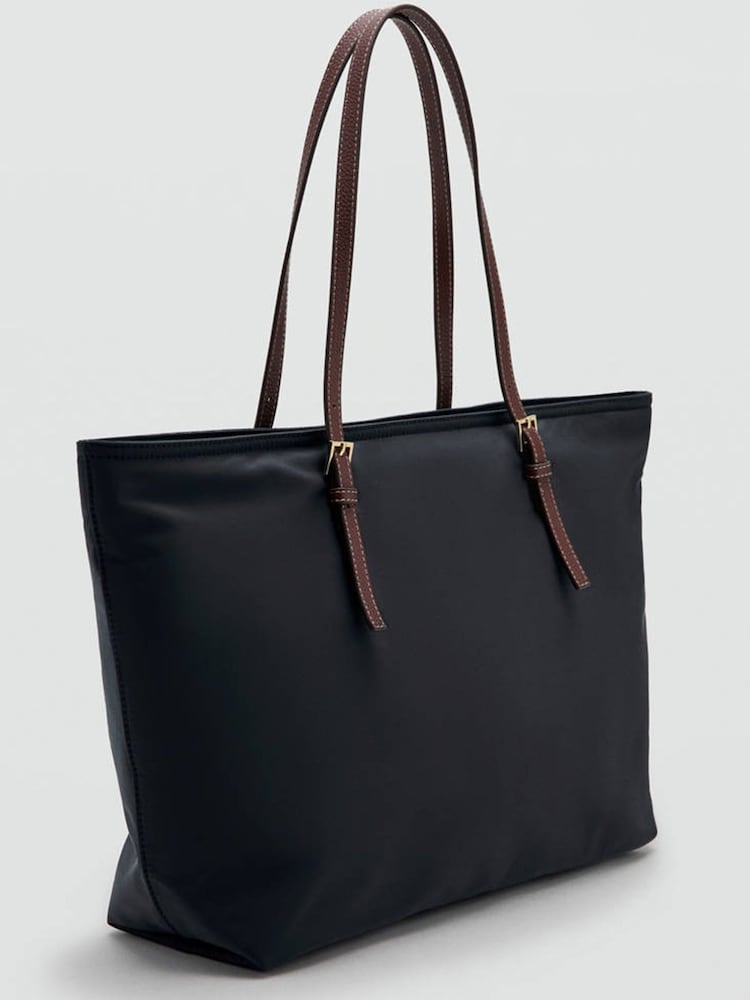 Mango Black Tote Shoulder Bag - Image 2 of 4