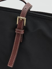 Mango Black Tote Shoulder Bag - Image 3 of 4