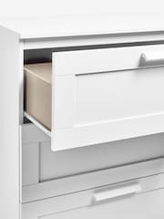 White Flynn 4 Drawer Chest of Drawers - Image 2 of 10