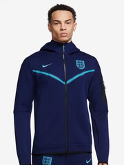 Nike Blue England Tech Fleece Hoodie - Image 1 of 3