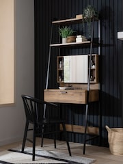 Dark Bronx Oak Effect Console Dressing Table - Image 1 of 10