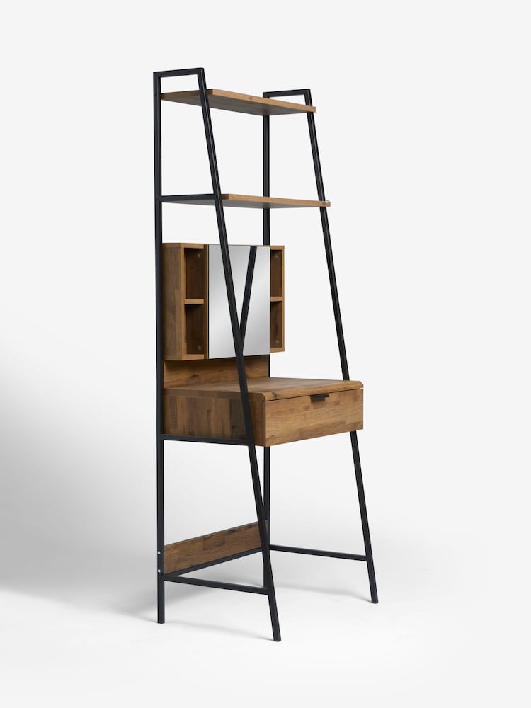 Dark Bronx Oak Effect Console Dressing Table - Image 10 of 10