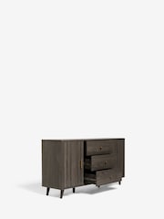 Dark Grey Ezra Oak Effect Large Sideboard - Image 10 of 11