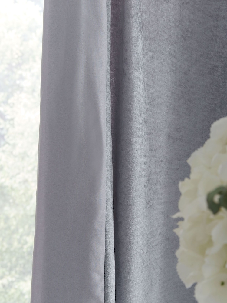 Catherine Lansfield Crushed Velvet Glamour Sequin Curtains - Bild 4 von 4 Catherine Lansfield Crushed Velvet Glamour Sequin Curtains - Bild 4 von 4