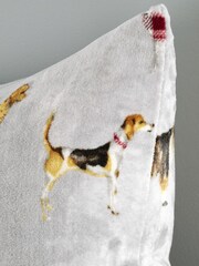 Catherine Lansfield Natural Country Dogs Cushion - Image 3 of 5