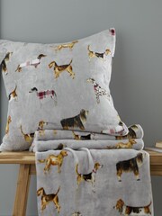 Catherine Lansfield Natural Country Dogs Cushion - Image 4 of 5