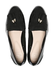 Črne balerinke z resicami M&Co Croc - Slika 3 iz 3