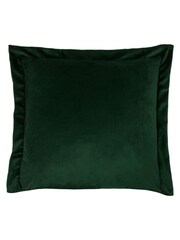 Evans Lichfield Multicolour Manyara Leaves Velvet Polyester Filled Cushion - Image 2 of 4