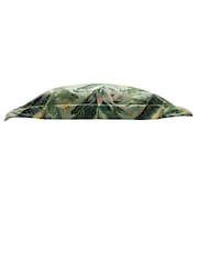 Evans Lichfield Multicolour Manyara Leaves Velvet Polyester Filled Cushion - Image 3 of 4