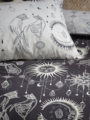 furn. Black Constellations Duvet Cover and Pillowcase Set - Image 3 of 3