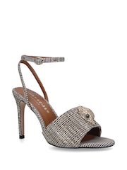 Kurt Geiger London Cream Kensington Sandals - Image 3 of 5