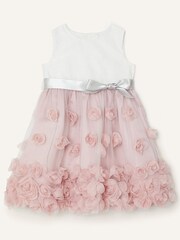 Monsoon Pink Light Baby Ianthe Dress - Image 1 of 2