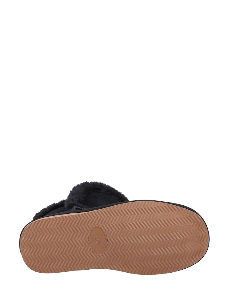 Schwarz - Hush Puppies Ashleigh Hausschuh-Stiefel - Bild 4 von 4
