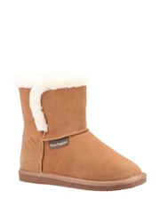 Braun - Hush Puppies Ashleigh Hausschuh-Stiefel - Bild 1 von 4