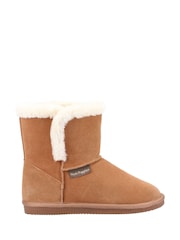 Braun - Hush Puppies Ashleigh Hausschuh-Stiefel - Bild 4 von 4