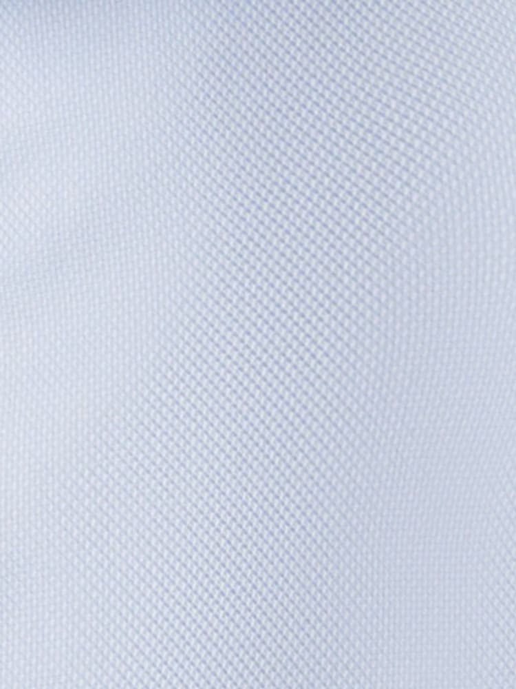 MOSS Sky Blue Slim Fit Double Cuff Oxford Non Iron 100% Cotton Shirt - Image 5 of 5