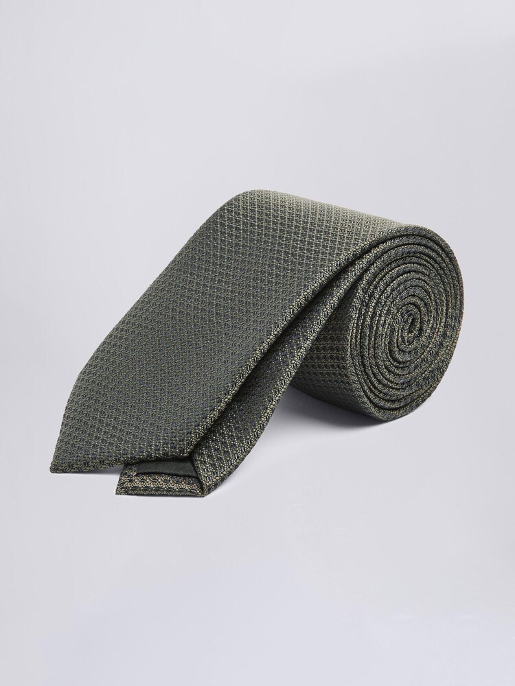MOSS Sea Green Textured Tie - Image 1 of 2 MOSS Sea Green Textured Tie - Image 1 of 2