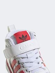 adidas Originals White Forum Mid 360 Trainers - Image 7 of 7