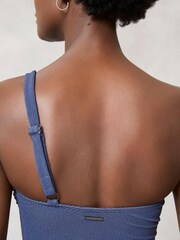 Mint Velvet Tummy Control One Shoulder Swimsuit - Image 7 of 7
