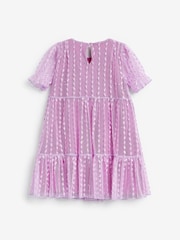Purple Next Tiered Tulle Dress (3-16yrs) - Image 4 of 5