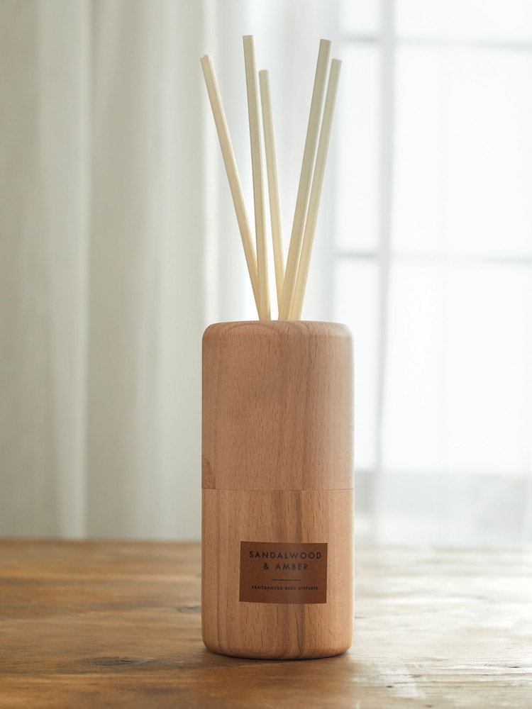 Bronx Sandalwood & Amber Fragranced 180ml Reed Diffuser - Image 2 of 4