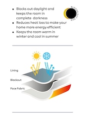 Isla cvetlični tiskanje svinčnik pleat blackout /termalne zavese - Slika 10 iz 10