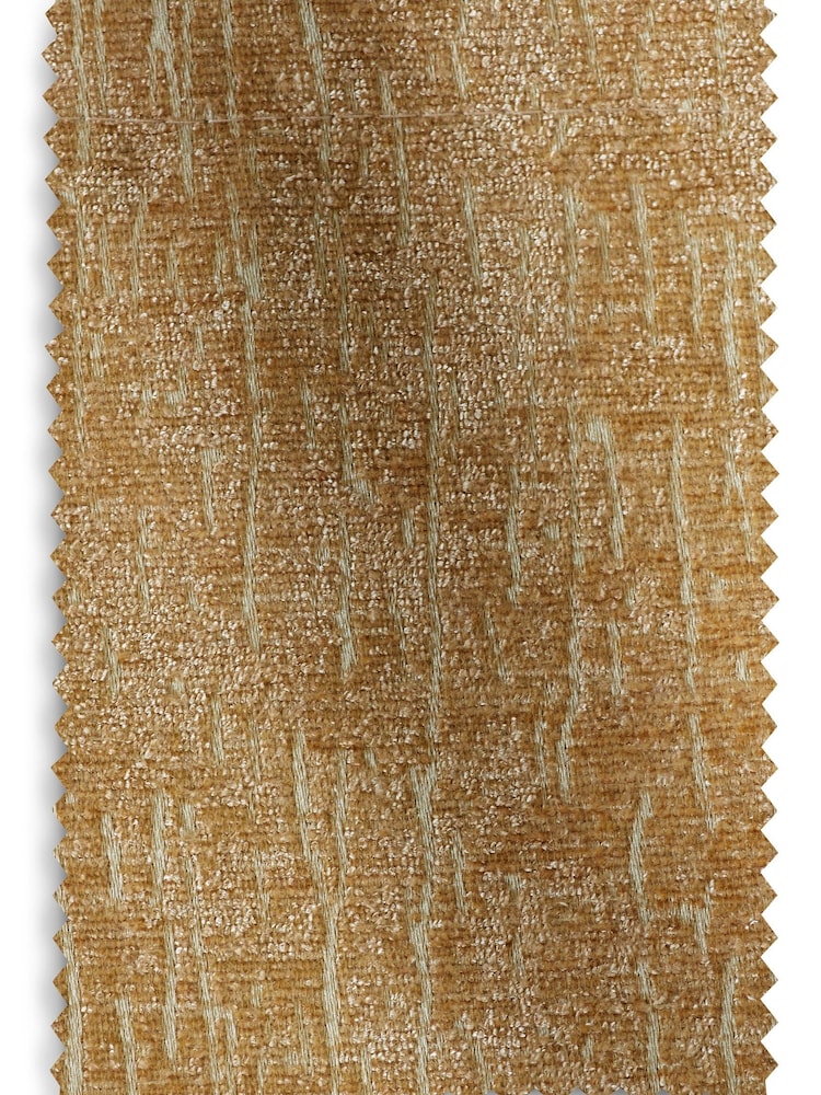 Ochre Yellow Ready Made Heavyweight Chenille Lined Blind - Image 4 of 4