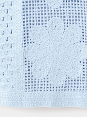 Mango Blue Crochet Vest Top - Image 8 of 8