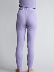 Сиренево-фиолетовый - Спортивные брюки в рубчик B by Ted Baker - Изображение 3 из 4