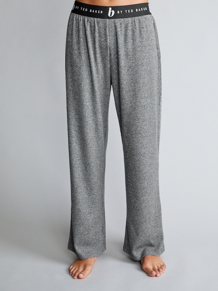 Grau - B by Ted Baker Loungewear Gerippte Hose - Bild 2 von 6 Grau - B by Ted Baker Loungewear Gerippte Hose - Bild 2 von 6