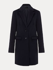 Phase Eight Blue Lydia Wool Car Coat - Image 8 of 8